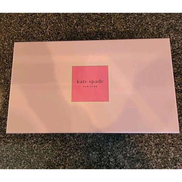 KATE SPADE NEW YORK Honey Metallic Leather Ballet Flats SZ 9.5 B New In Box NIB - Picture 11 of 13